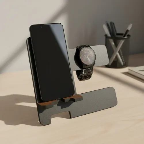 Suporte Celular Mesa Com Apoio P Relógios Multifunção Suporte Celular Mesa Com Apoio P Relógios Multifunção - Suporte para Celular IGLIZ